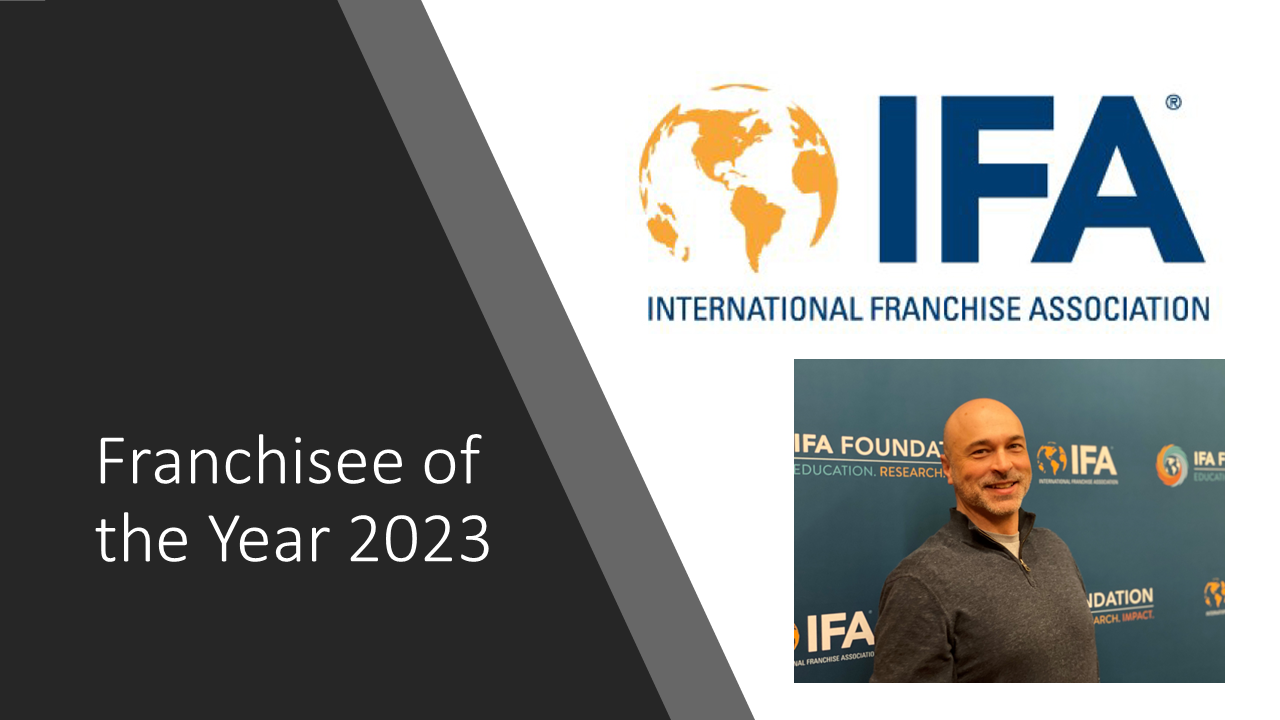 Zane Glover of Payroll Vault Awarded Franchisee of the Year by International Franchise Association