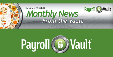 News from the Vault - November 2024 Payroll Vault Newsletter